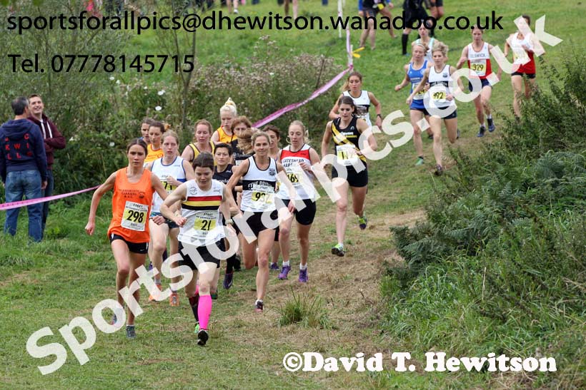 Senior womens Start Fitness North Eastern Harrier League, Tanfield, County Durham. Photo: David T. Hewitson/Sports for All Pics